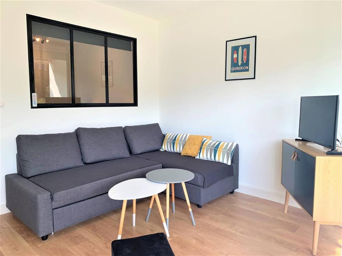 Quiberon, Appart 2 Pieces Renove, A 2 Pas De La Plage, Loggia Sud, Garage, Classe 2*, Pour 3 Pers. - Fr-1-478-182 Exterior foto