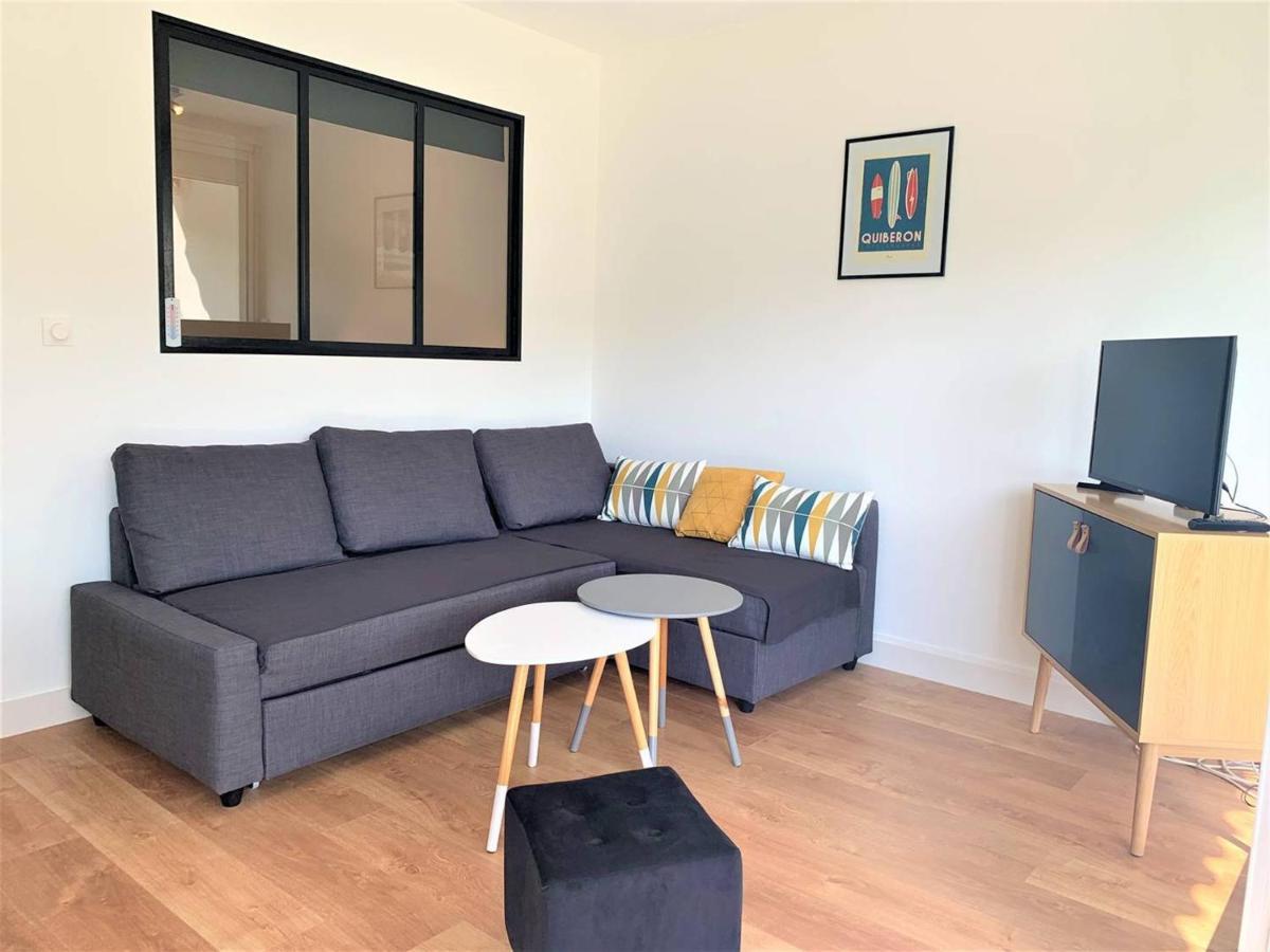 Quiberon, Appart 2 Pieces Renove, A 2 Pas De La Plage, Loggia Sud, Garage, Classe 2*, Pour 3 Pers. - Fr-1-478-182 Exterior foto